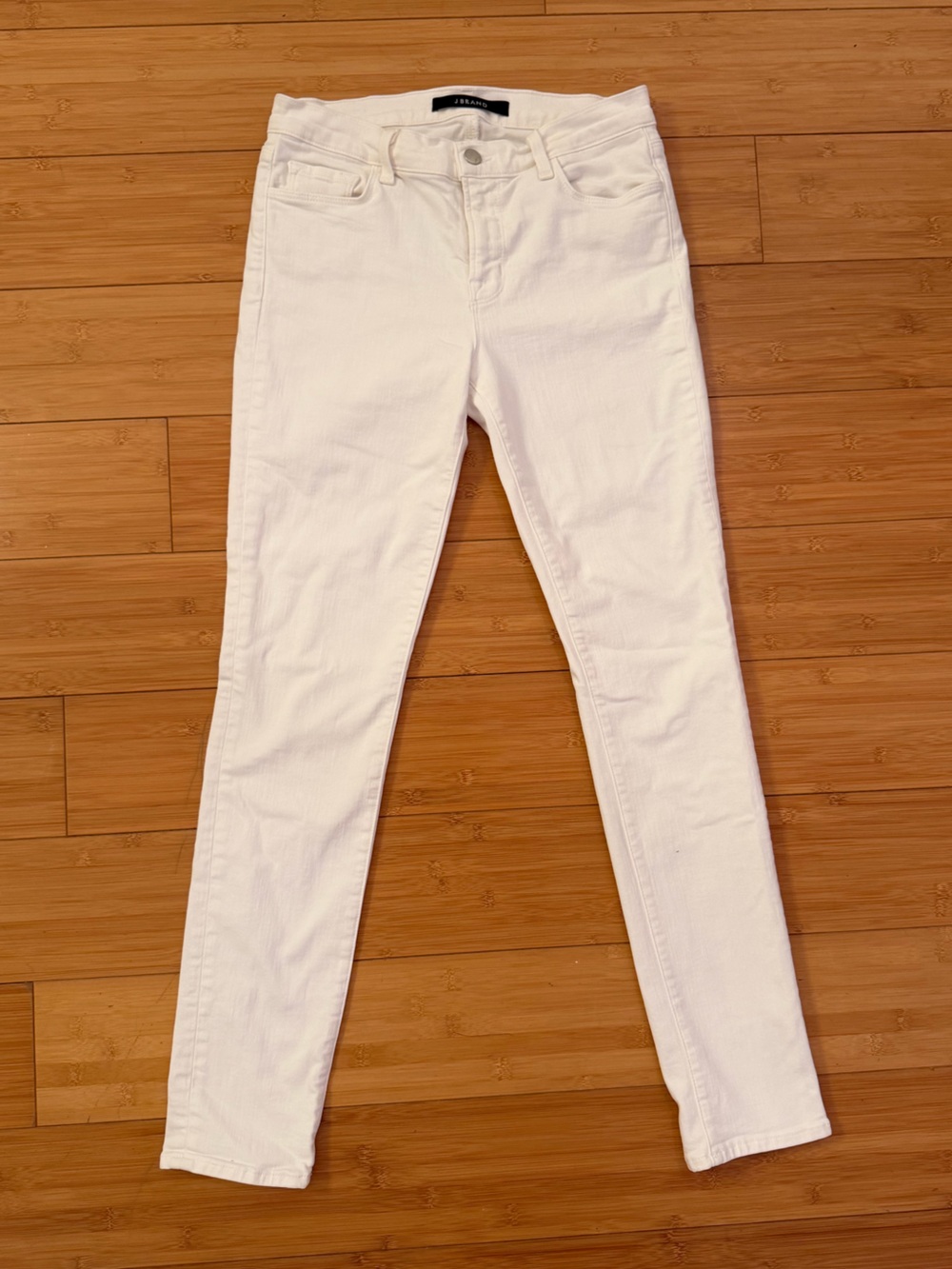 J Brand White Skinny Jeans for Women 29